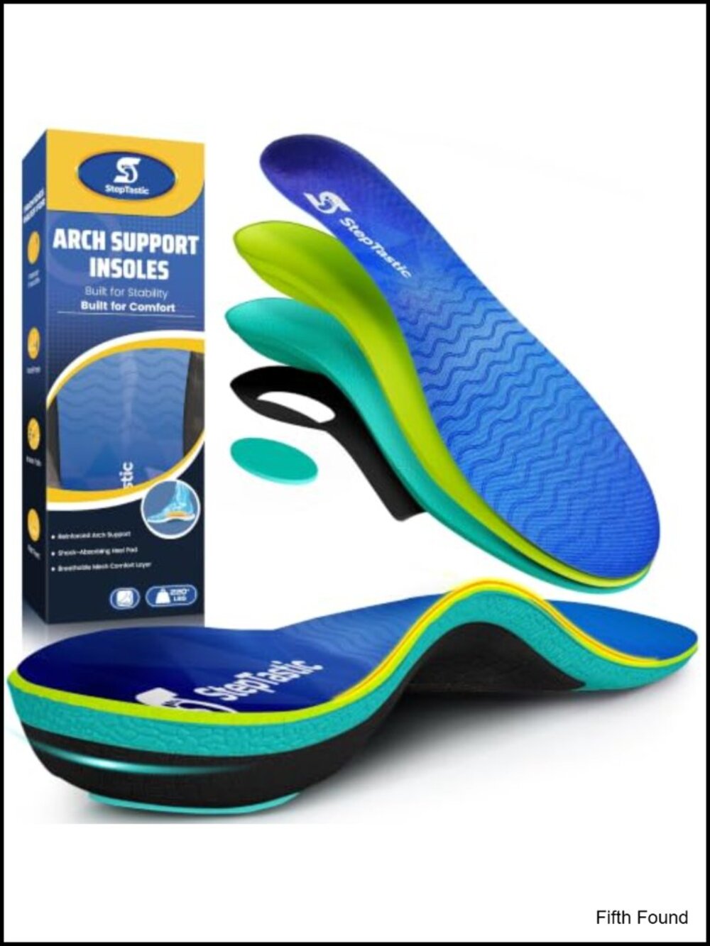Heavy Duty High Arch Support Orthotic Insoles for Men Women